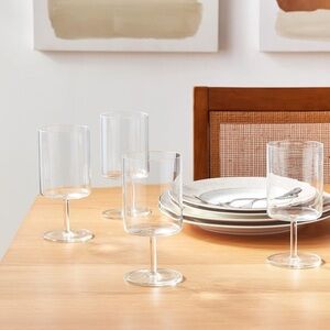 SCHOTT ZWIESEL COLLECTION WINE/WATER GLASSES SET OF FOUR 16 LIQUID OUNCES